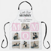 Grille multiphoto moderne mignonne MOM Tablier cad (Recto)