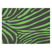 Grille noire et verte pour animaux Imprimer nappe (Devant (Horizontal))