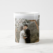 Grille photo Mariage personnalisée Café Mug (Devant)