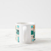 Grille rétro et Starburst Espresso Mug (Dos)