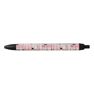 Grille rose rétro et stylo Starburst