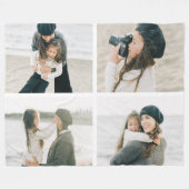 Grille simple de quatre couvertures photo personna (Devant (Horizontal))