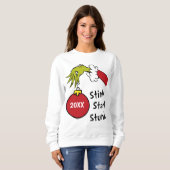 Grille | Sweat - shirt à capuche de soie à puces (Devant entier)