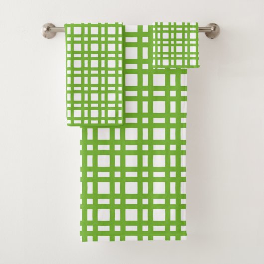 Grille verte et blanche (En situation)