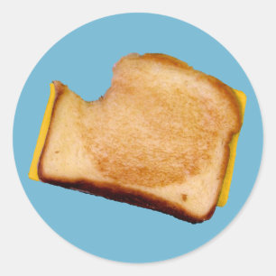 Grilled Cheese Sandwich Ronde Sticker