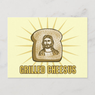 Grilled Cheesus briefkaart