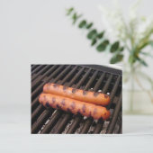 Grilled Hot Dogs Briefkaart (Staand voorkant)
