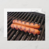 Grilled Hot Dogs Briefkaart (Voorkant / Achterkant)