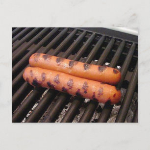 Grilled Hot Dogs Briefkaart