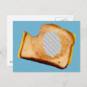 grilled-kaas Sandwich Briefkaart (Voorkant / Achterkant)