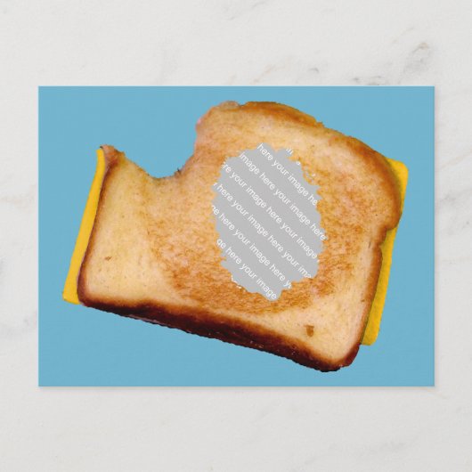  grilled-kaas Sandwich Briefkaart (Voorkant)