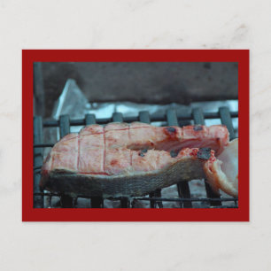Grilled Salmon Briefkaart
