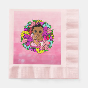  grillen Baby shower Etnische gril Servet