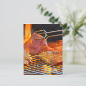 grillen briefkaart (Staand voorkant)