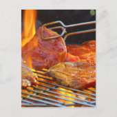 grillen briefkaart (Voorkant)