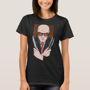 Grillen Hitman BBQ Grappig T-shirt