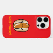 Grillen Hot Dog Cartoon Case-Mate iPhone Case (Achterkant (horizontaal))