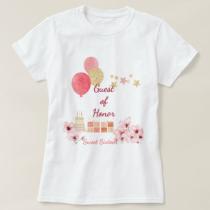 Grillen & Wensen Zoete 16 Verjaardag Eregast T-shirt