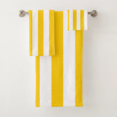 Grilles Verticales Jaune Et Blanc Gratté (En situation)