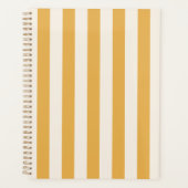 Grilles Verticales Moutarde Jaune Et Blanc Gratté (Devant)