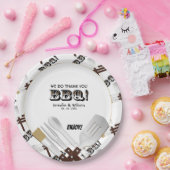 Grillgereedschap Ik Doe BBQ Papieren Bordje (Feest)