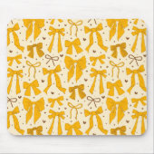 grillig gele bogen patroon muismat (Voorkant)