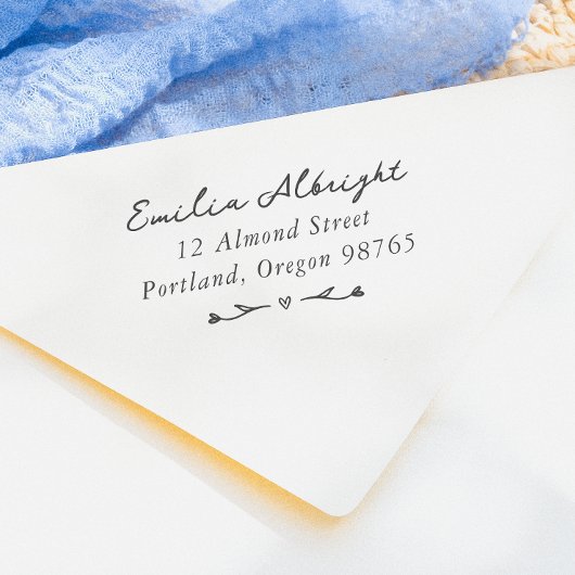 grillig  handschrift retouradres 	rubberstempel