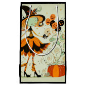 grillig/heks/pompoen/herfst klein cadeauzakje (Voorkant)