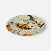 grillig/heks/pompoen/herfst papieren bordje (Gekanteld)