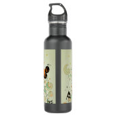 grillig/heks/pompoen/herfst waterfles  (Achterkant)