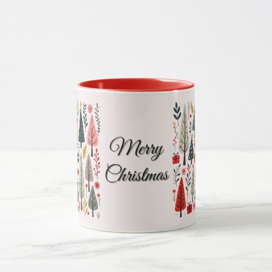 grillig kerstboombos mok (Midden)