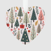 grillig kerstboombos ornament (voorkant)