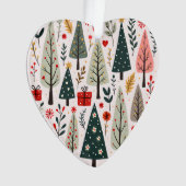 grillig kerstboombos ornament (voorkant)