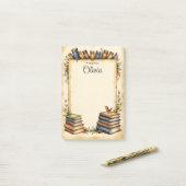  grillig ontwerp op post-it® notes (Op bureau)