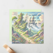 grillig pad & prijsopgave notitiekaartje (Voorkant / Achterkant in situ)