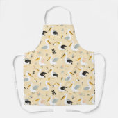 grillig pelikanenparadijs schort (Voorkant)