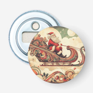 /grillig/santa/kerst button flesopener