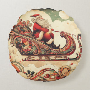 /grillig/santa/kerst rond kussen