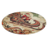 /grillig/santa/kerst snijplank (Hoek)