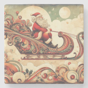 /grillig/santa/kerst stenen onderzetter