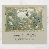 grillig sprookje sparkling wijnetiket (Enkel label)