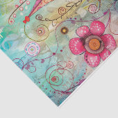 GRILLIG THEE CUP HUIS DECOUPAGE TISSUEPAPIER (Detail)