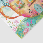 GRILLIG THEE CUP HUIS DECOUPAGE TISSUEPAPIER (Detail)