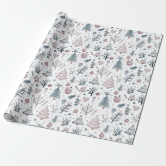 grillig winterwonderlandpatroon cadeaupapier
