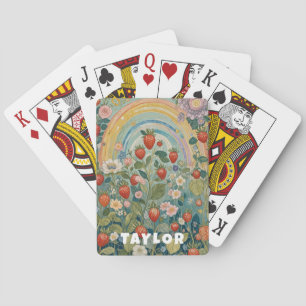 grillige aardbeienvlek pokerkaarten