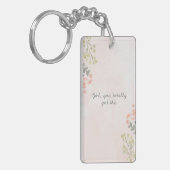 grillige acryl Sleutelhanger (Voorkant Links)