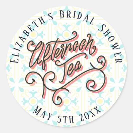 Grillige Afternoon Tea Stickers (Voorkant)