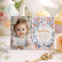 grillige alice in nederland foto bedankkaart