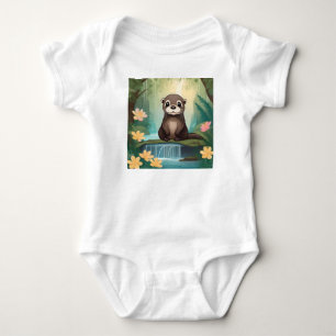 grillige Baby Otter, Romper