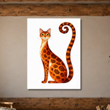 Grillige Bengaalse Kat